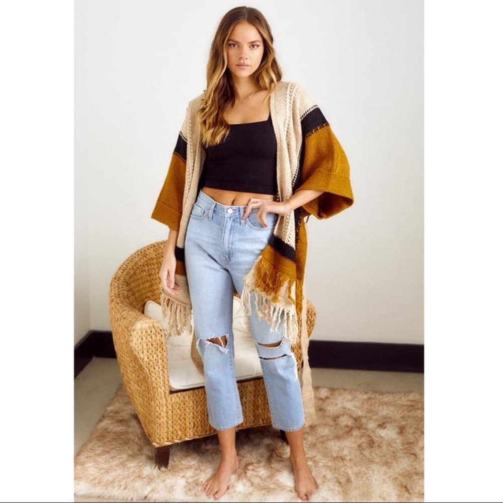 Fab'rik POPPY FRINGED CARDIGAN​ - Thumbnail 2