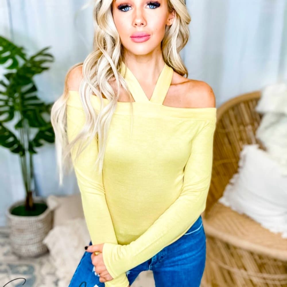Peach Love California Off Shoulder Top - Thumbnail 3