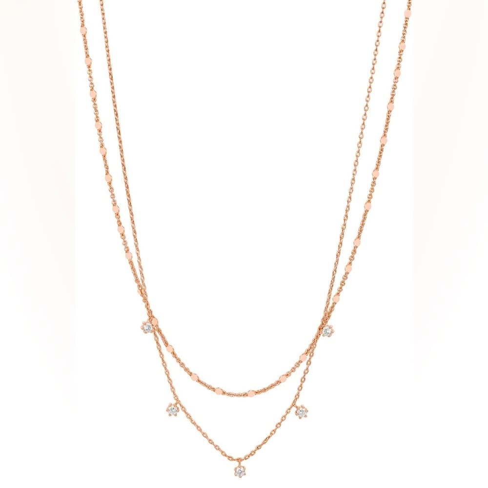 Trendy 14K Gold Plated Dainty Layering Chain Necklaces. - Thumbnail 5