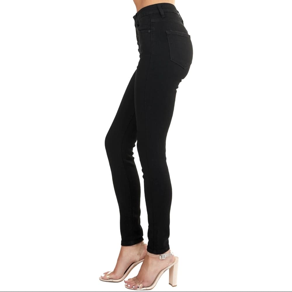 KanCan Black High Waisted Multi Button Closure - Thumbnail 2