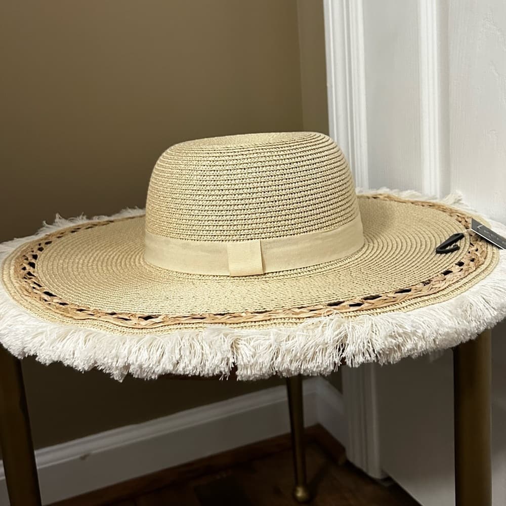 Kendall & Kylie Fringe Beach Hat - Thumbnail 7
