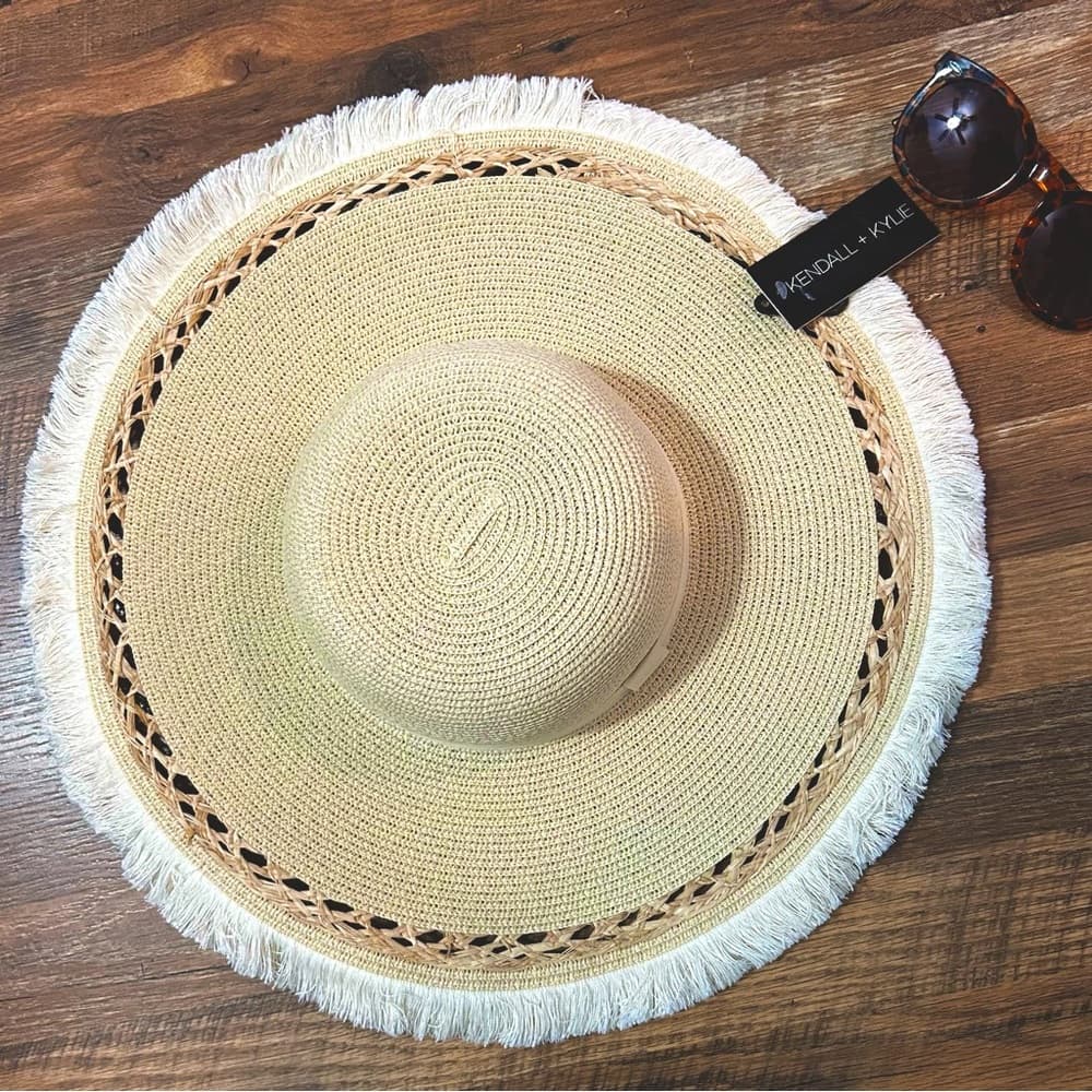 Kendall & Kylie Fringe Beach Hat - Thumbnail 8