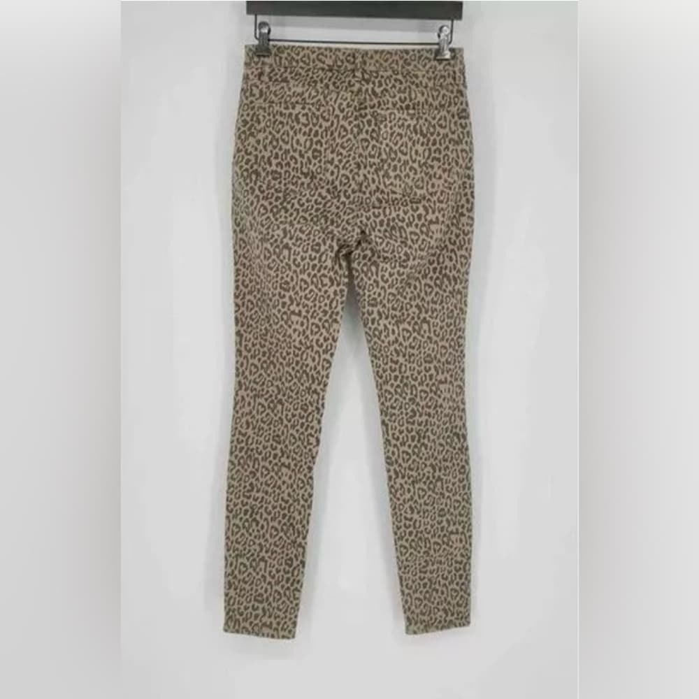 PacSun Tan Brown Cheetah Animal Print High Rise Jeans - Thumbnail 3