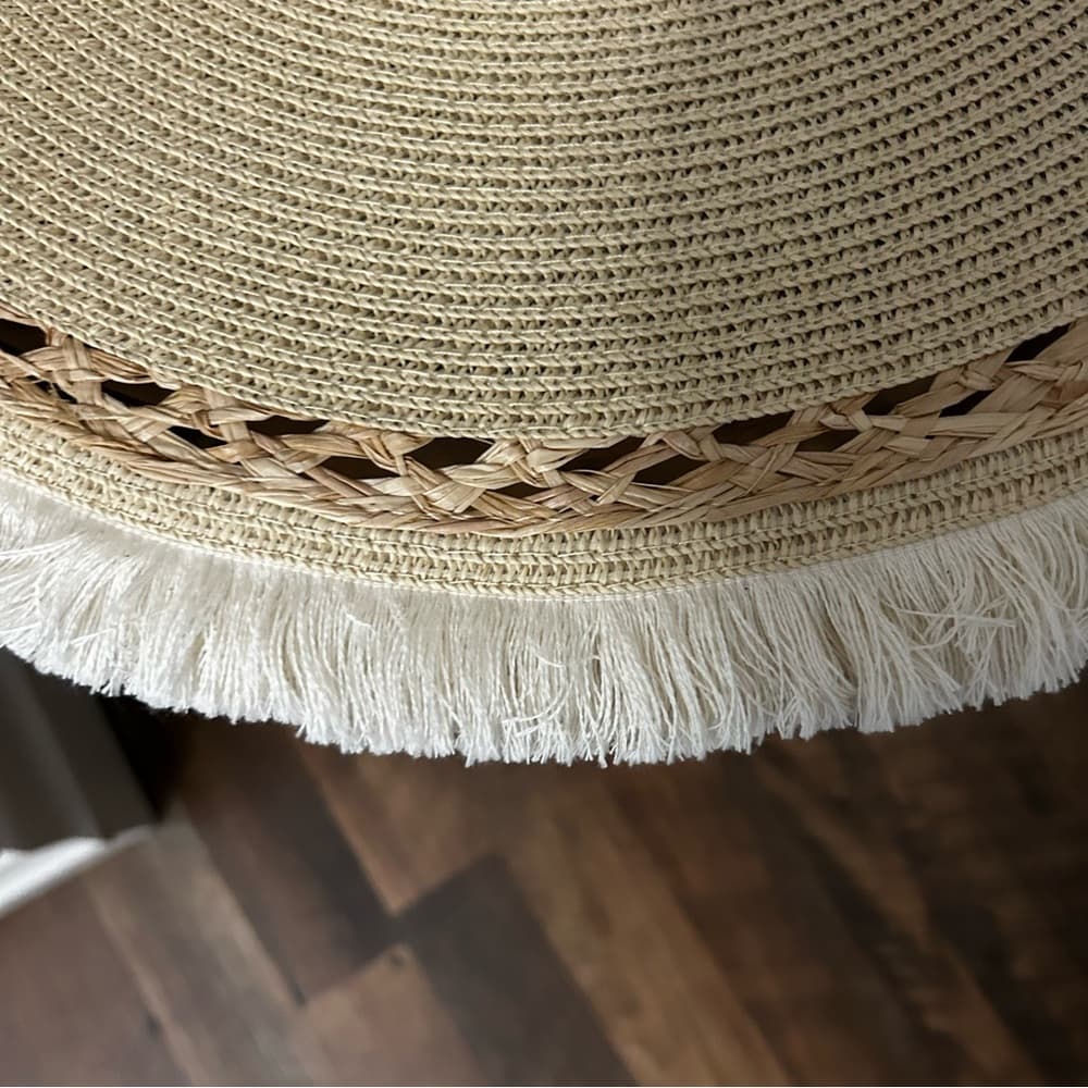 Kendall & Kylie Fringe Beach Hat - Thumbnail 4