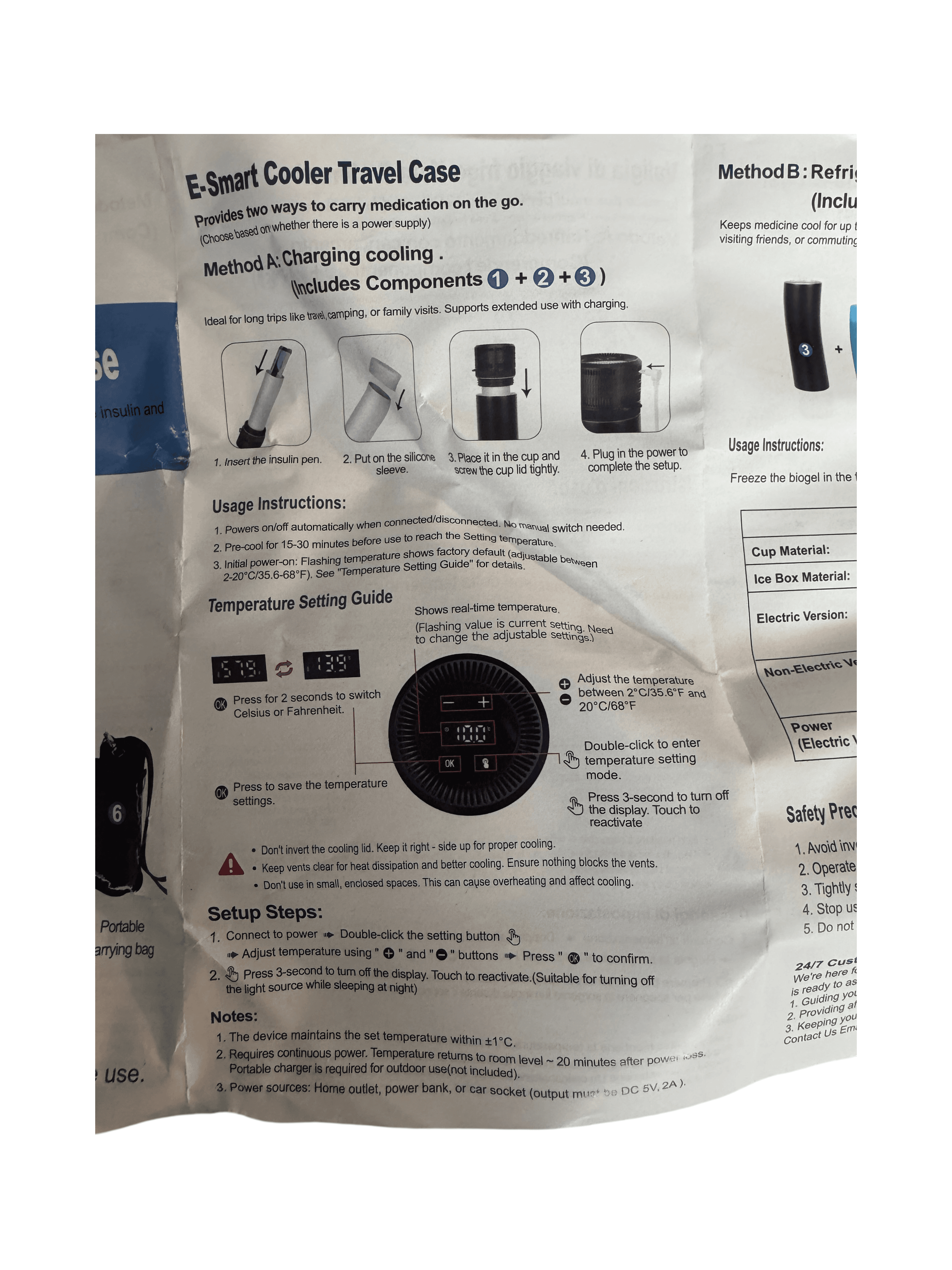 E-Smart Cooler Travel Case for Medication/Insulin - Thumbnail 2