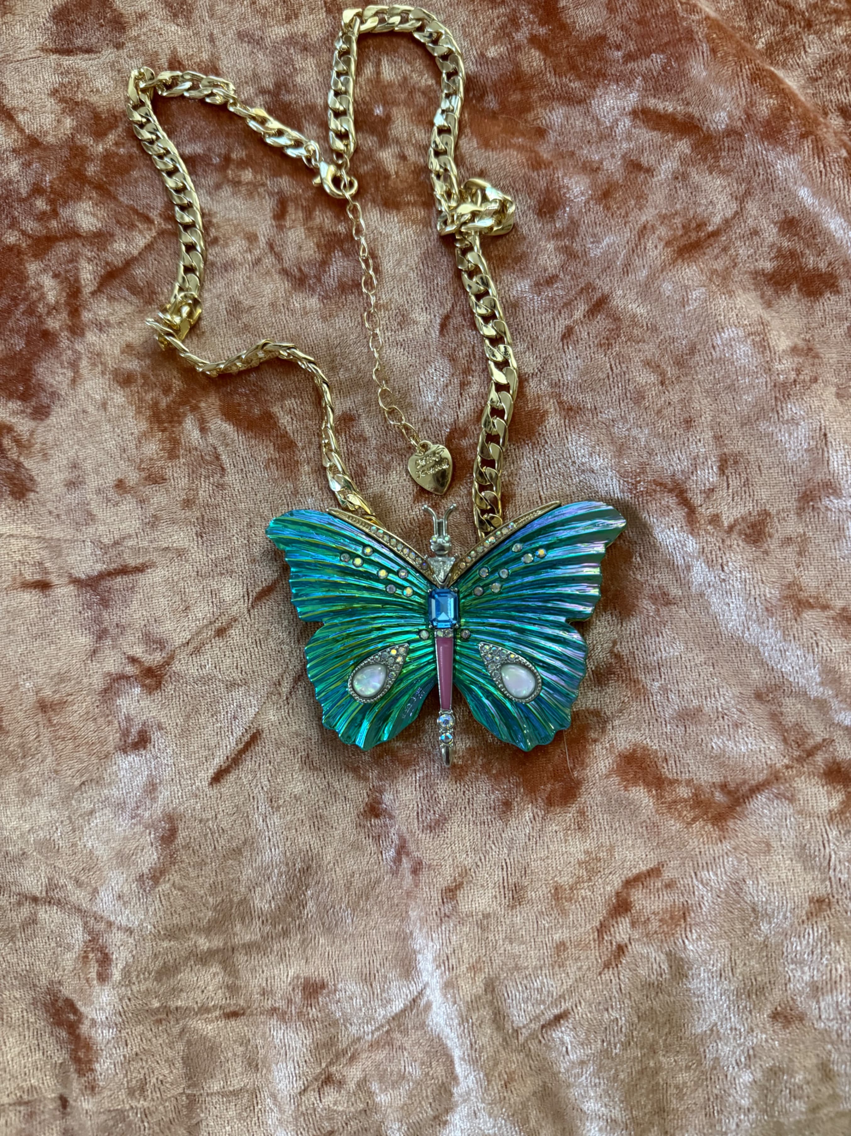 Betsey Johnson Butterfly Pendant Necklace - Thumbnail 4