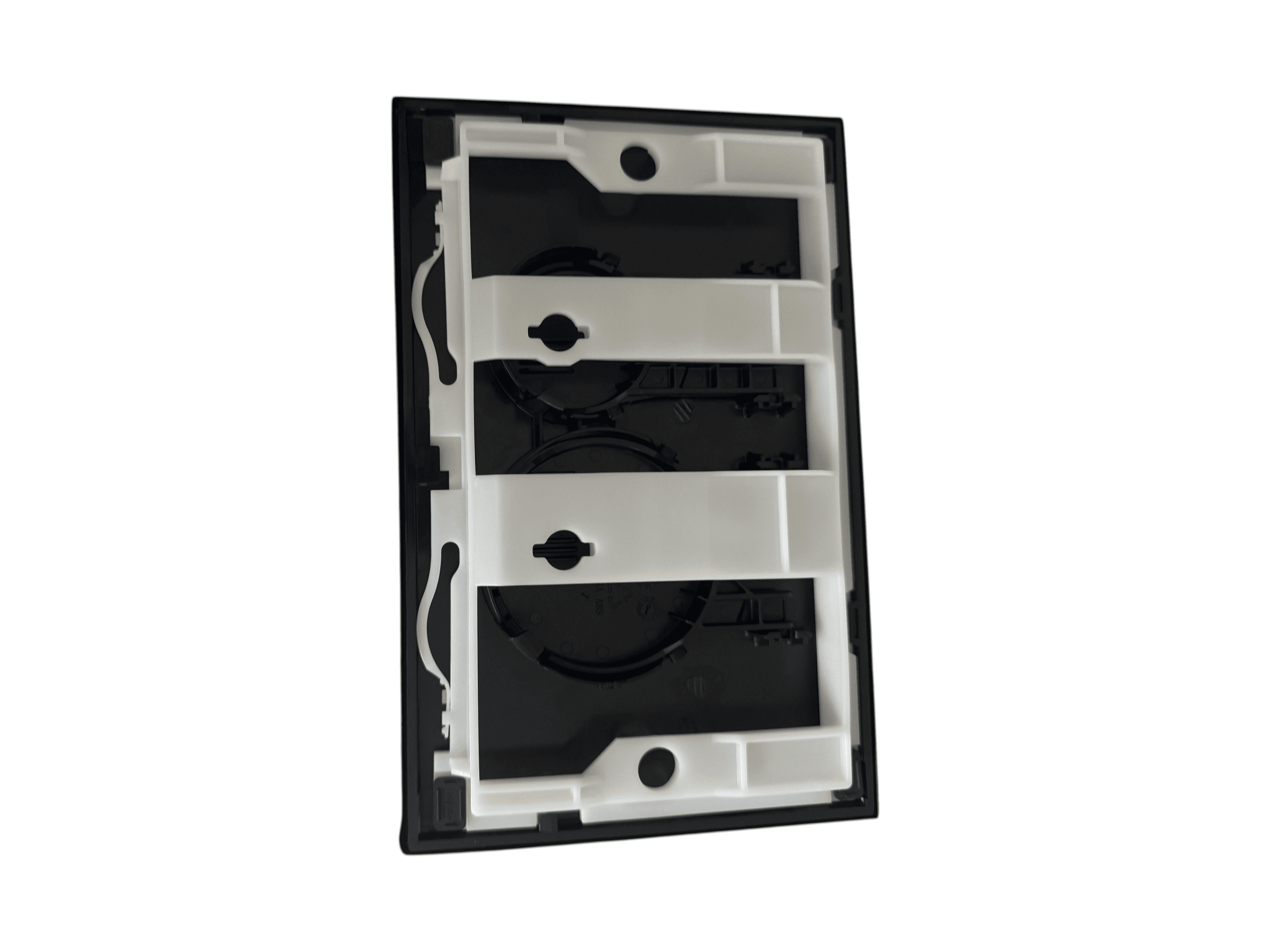 Swiss Madison Black Flush Plate Dual Button - Thumbnail 6