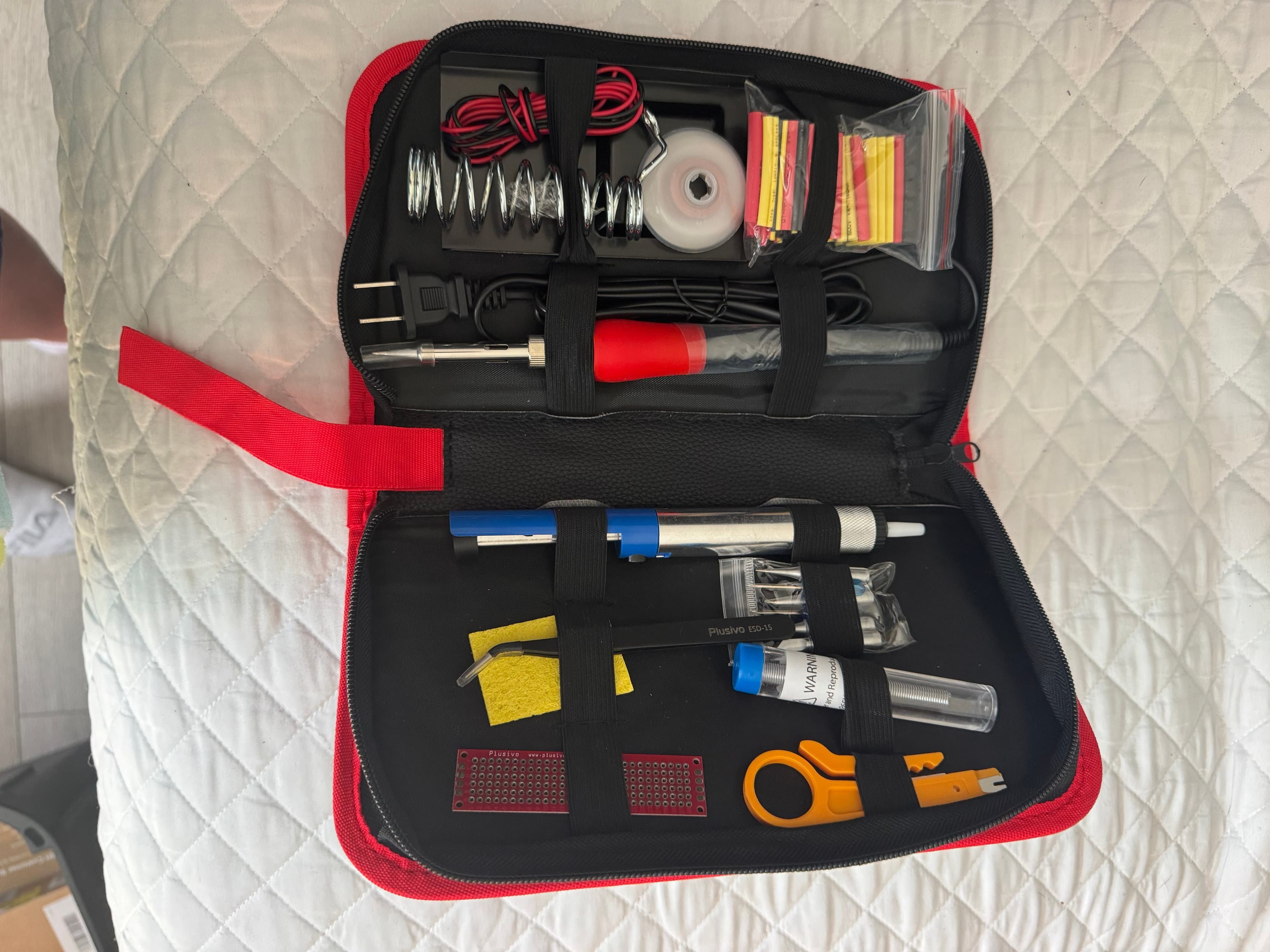 Plusivo Soldering Iron Kit with Accessories - Thumbnail 3