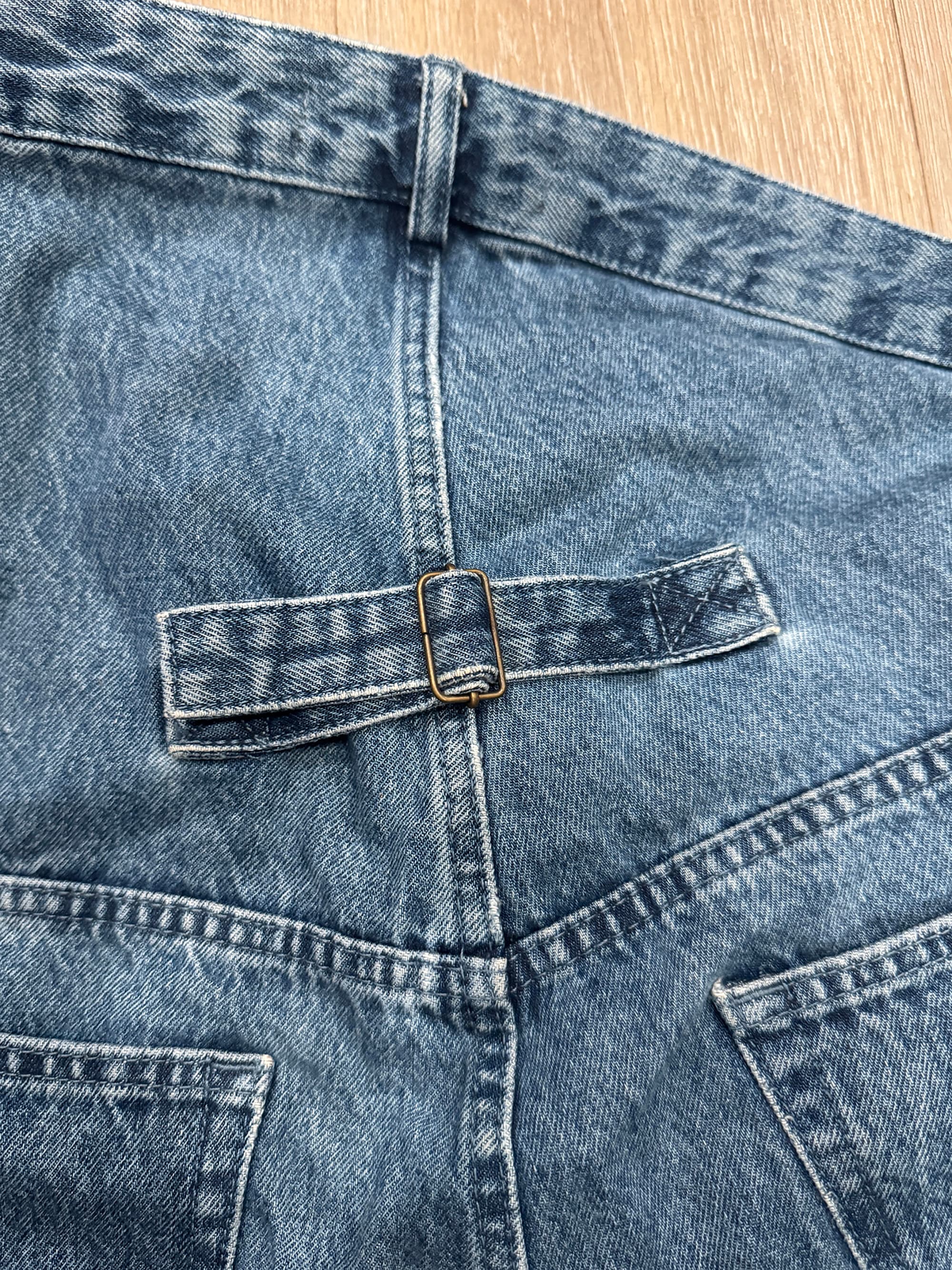 Y/Project Asymmetrical Double-Waistband "Paris's Best" Jeans - Thumbnail 7