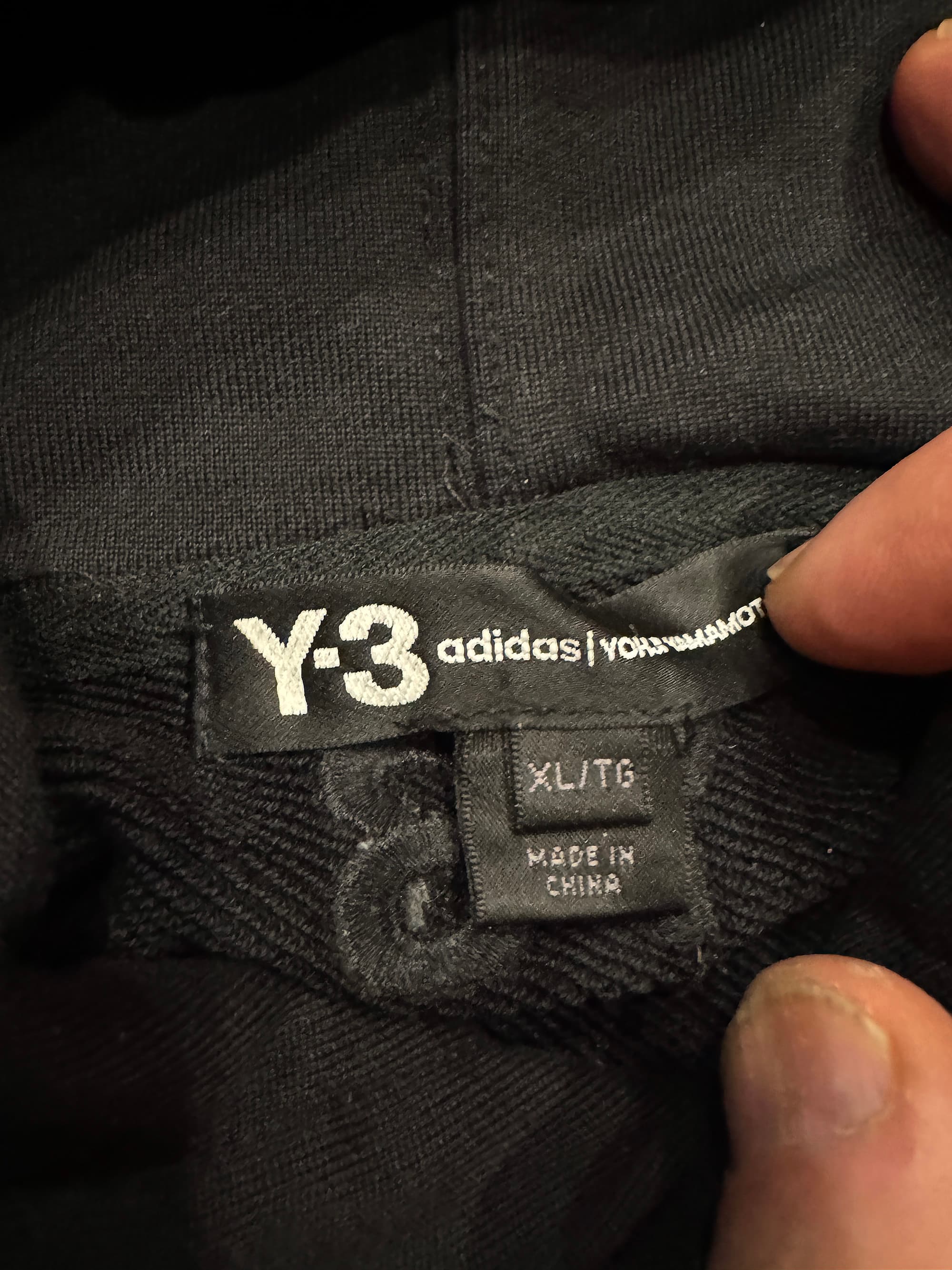 Adidas Y-3 Yohji Yamamoto Letters Hoodie - Thumbnail 3