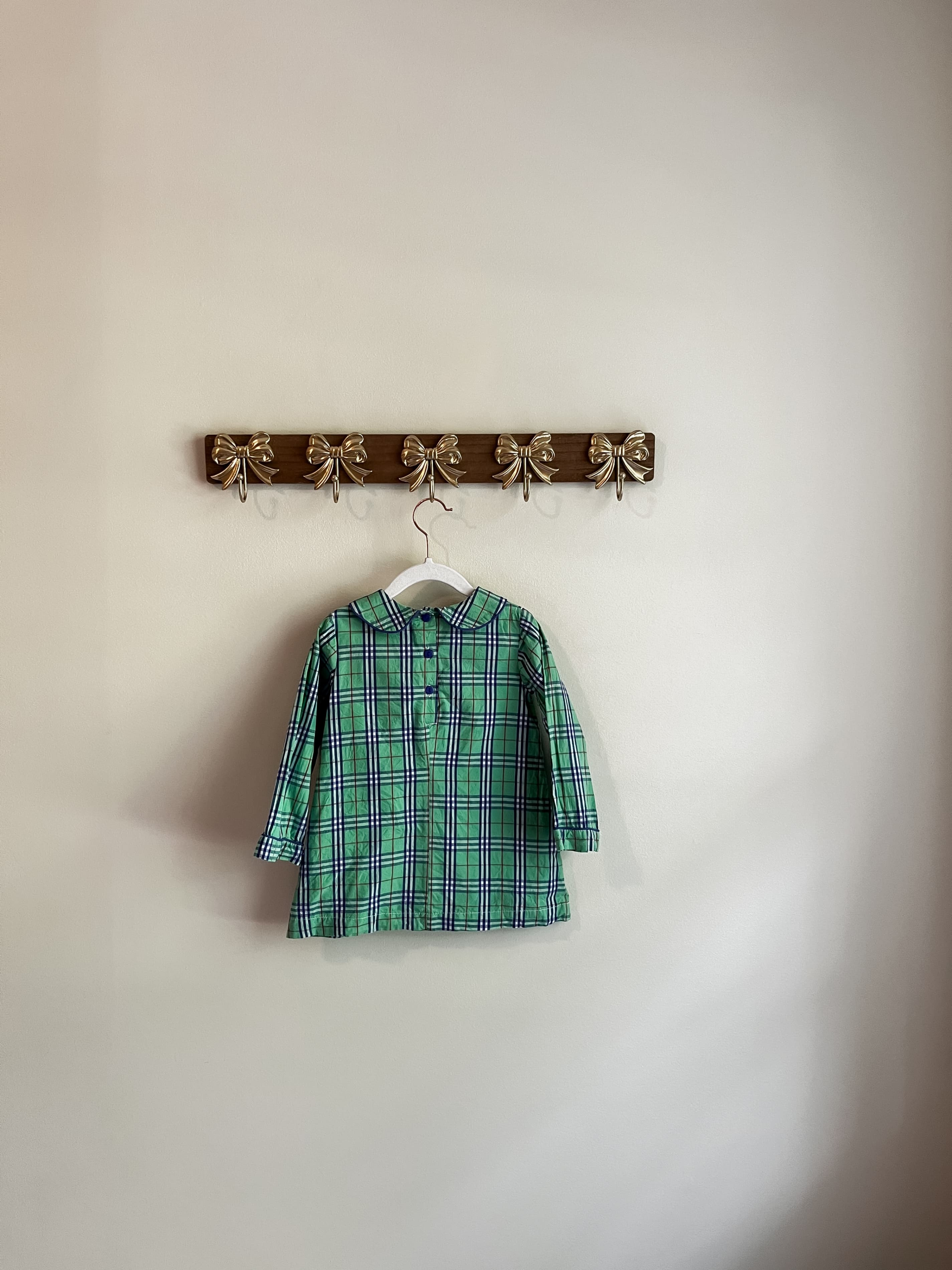 The Oaks Apparel size 2 Plaid Long-Sleeve Dress - Thumbnail 2