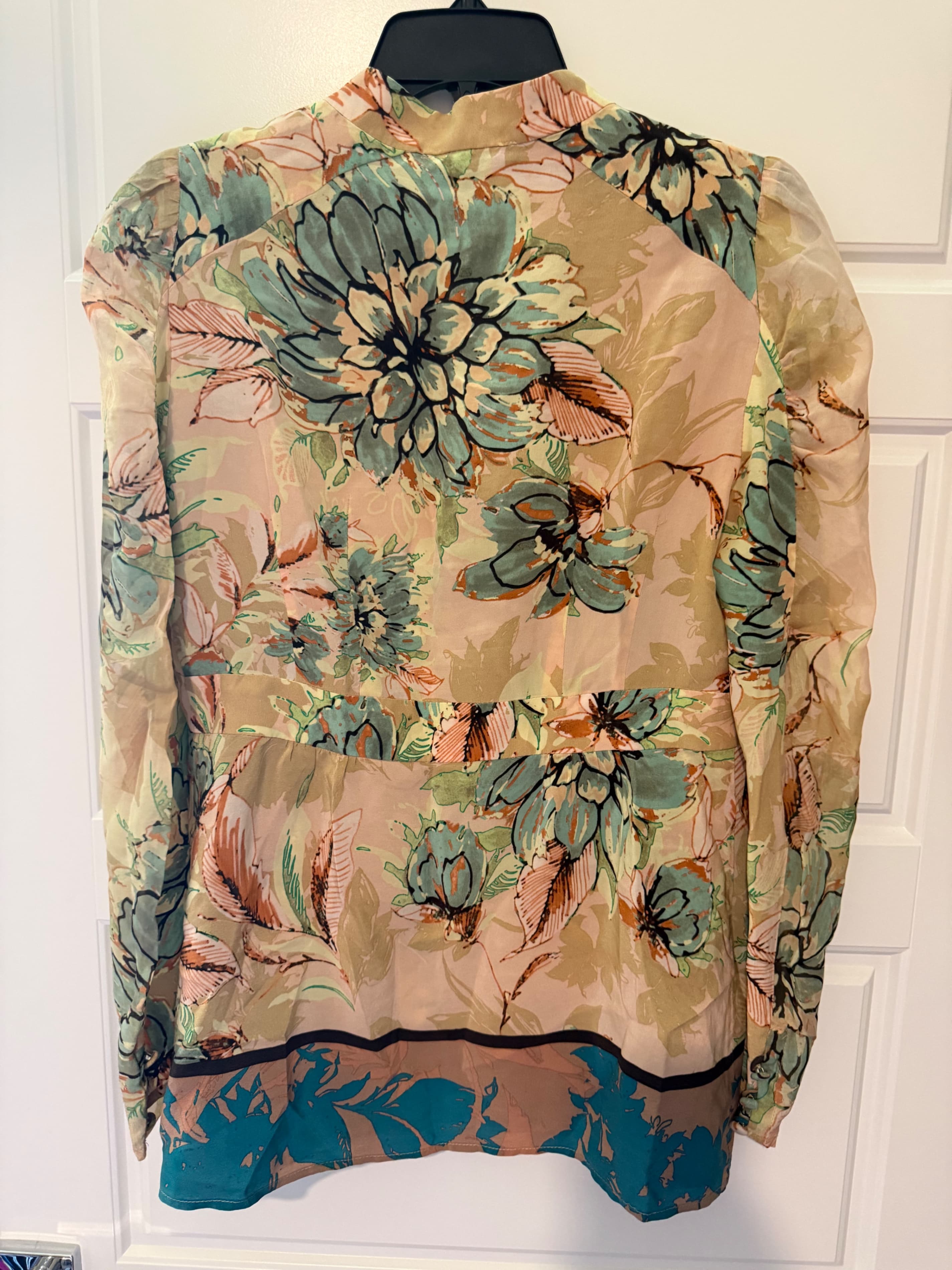 Nanette Lepore Floral Blouse Size 6 - Thumbnail 3