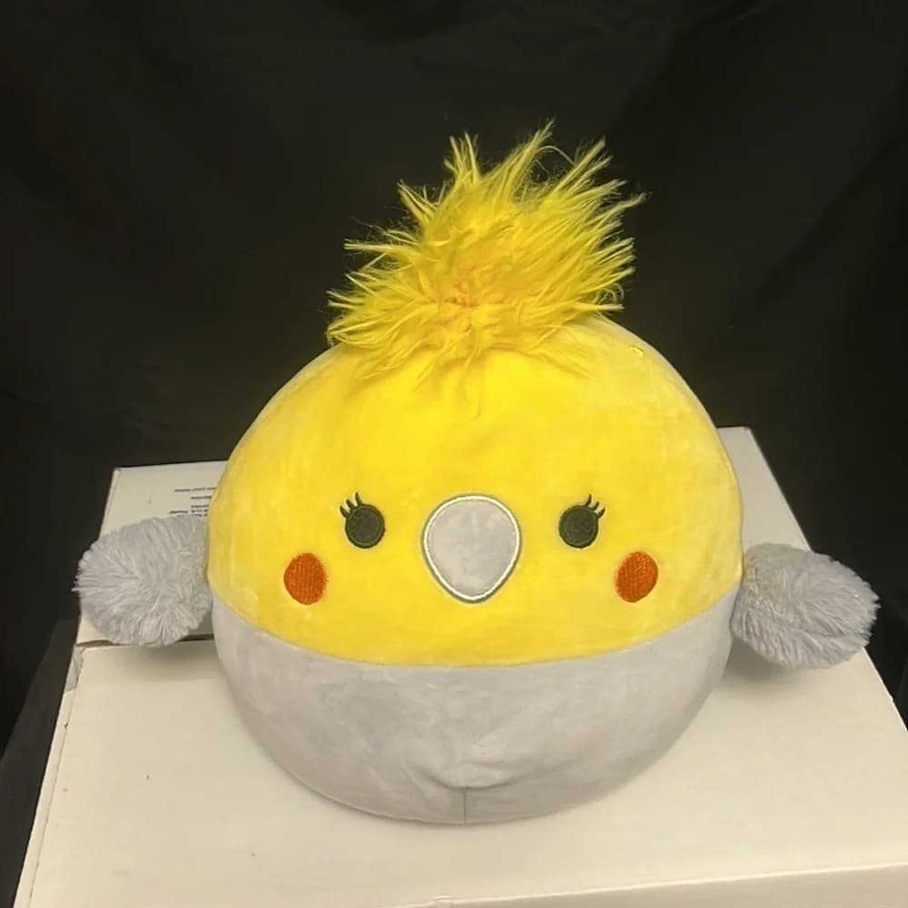Squishmallow Yellow Cockatiel Plush Toy - Thumbnail 4