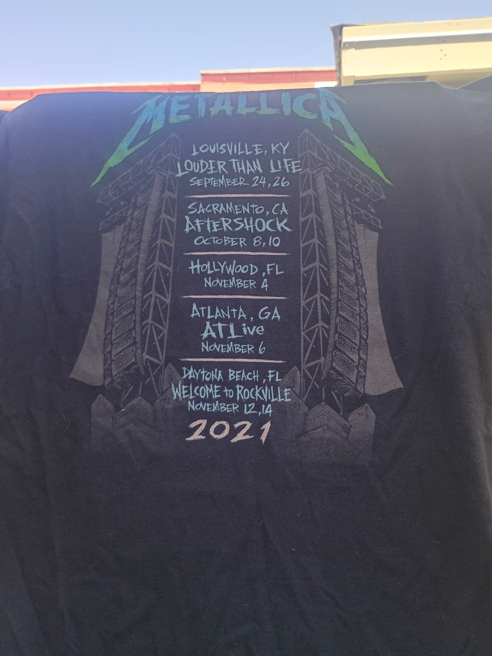 Metallica concert tee - Thumbnail 2