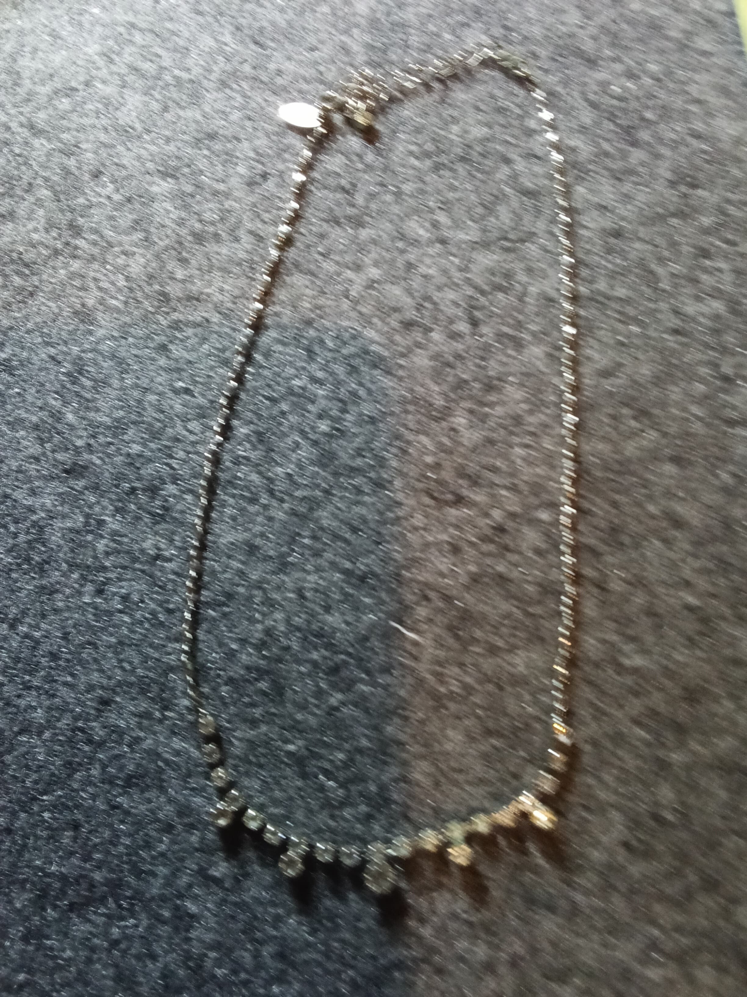Claire Crystal Necklace with Heart Charm - Thumbnail 2