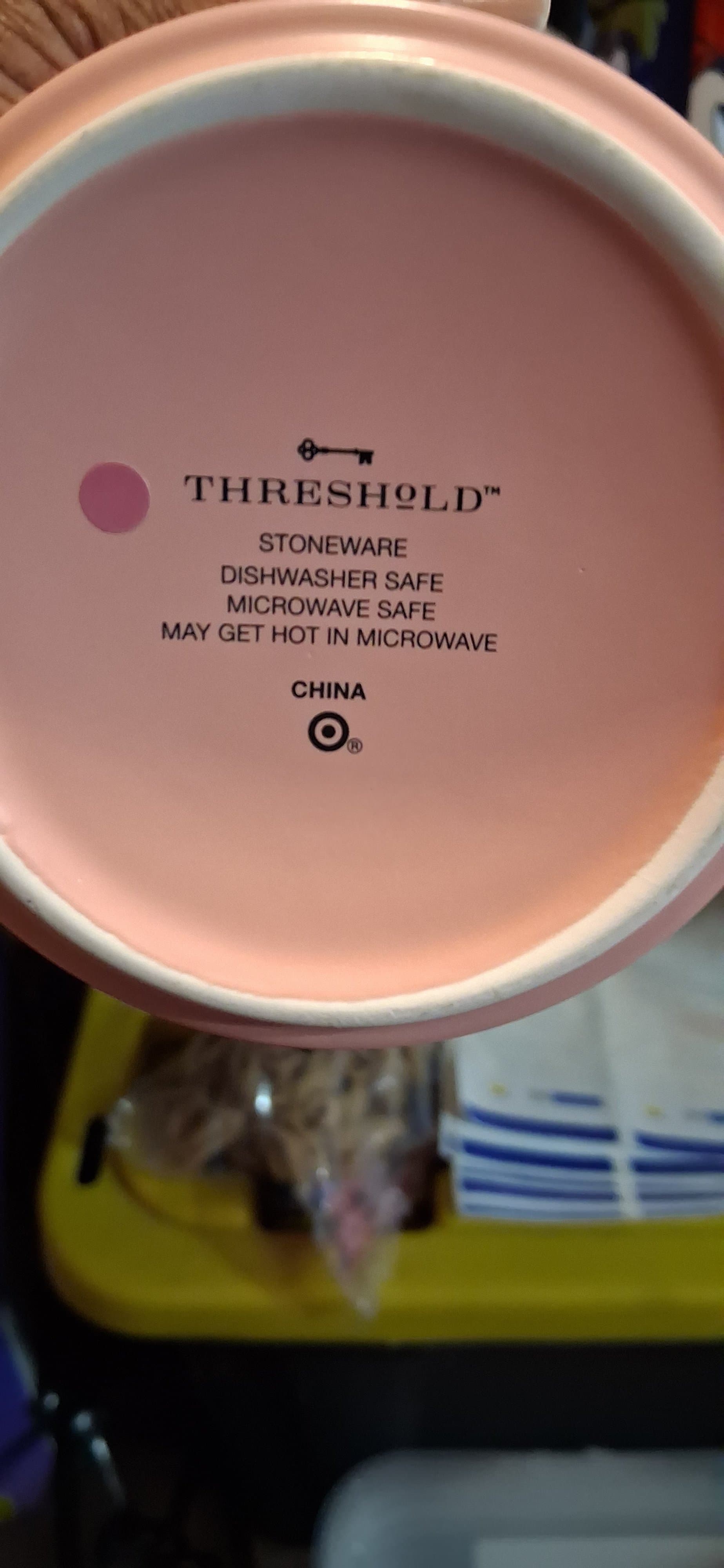 Threshold Stoneware Mug 'Hot Stuff' Pink