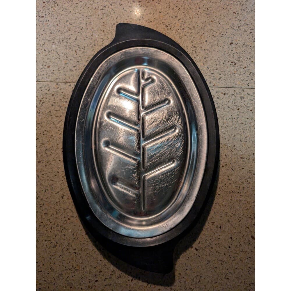 2 Vintage Nordic Ware Sizzler Platters & Holders Steak & Fajita Plates - Thumbnail 3