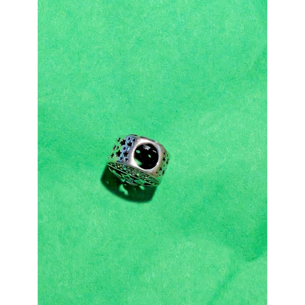 Authentic Pandora Sparkling Night Sky Charm S925 Sterling Silver Retired Moon