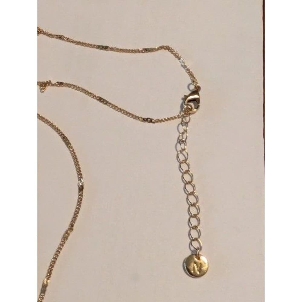 Nordstrom Gold Floral Locket Necklace Photo Pendant Figaro Chain Heirloom - Thumbnail 5