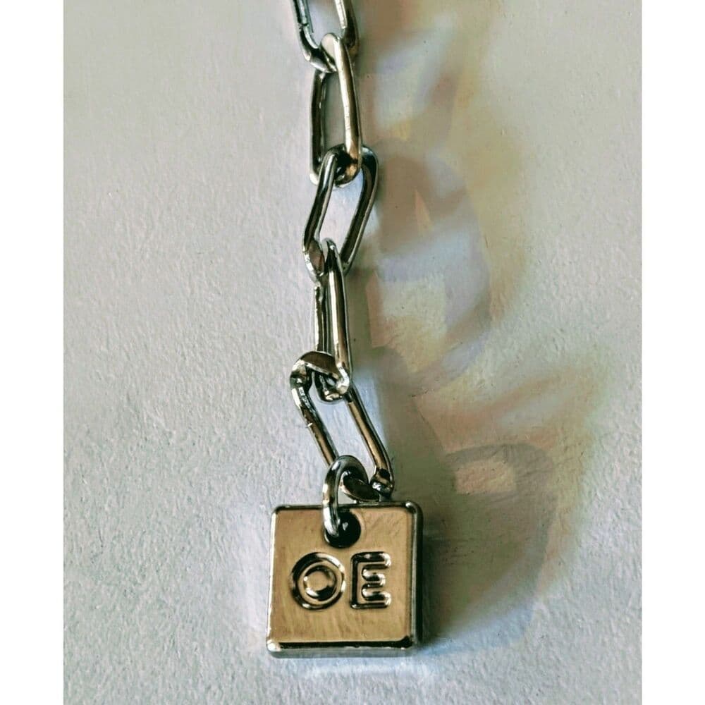 Nordstrom Open Edit Thick Silver Snake Chain Necklace Collar Choker 16" - Thumbnail 2