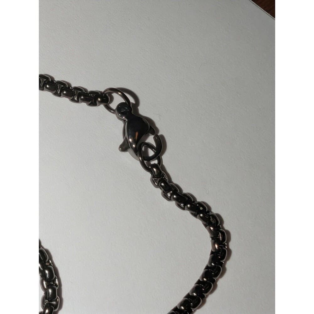 Cross Necklace for Men Black I CAN DO ALL THINGS - PHILIPPIANS
