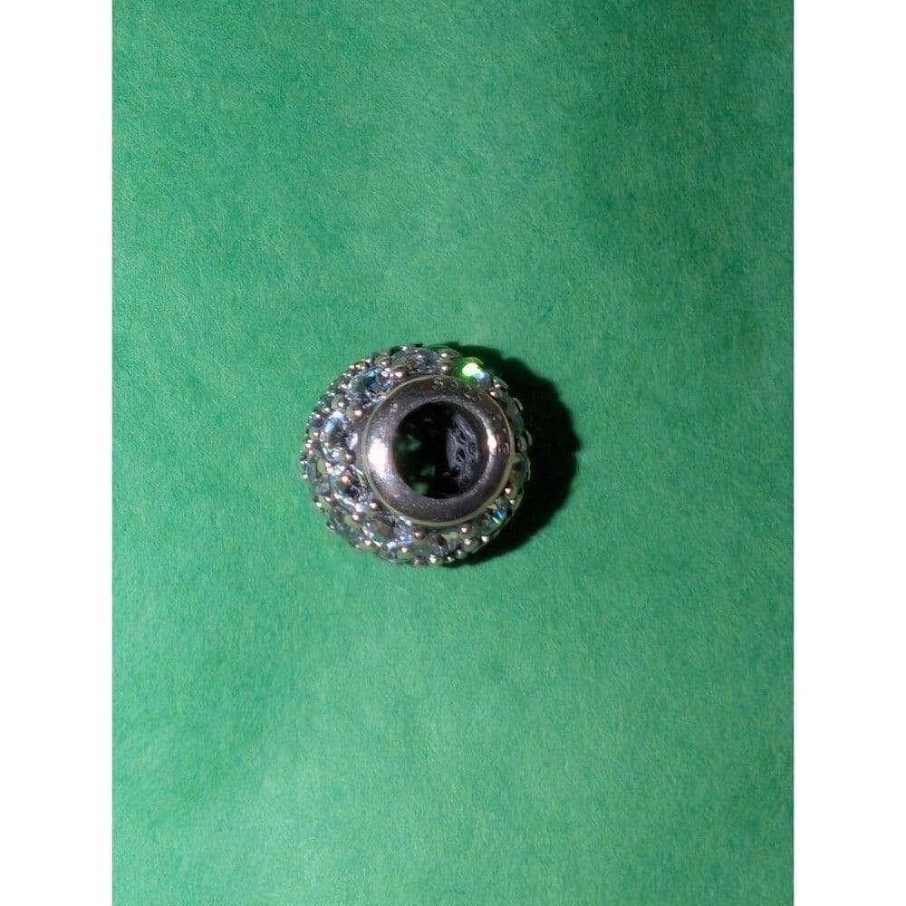 Authentic Pandora Enchanted Crystal Charm Blue Crystals S925 Silver NWOT RETIRED - Thumbnail 3