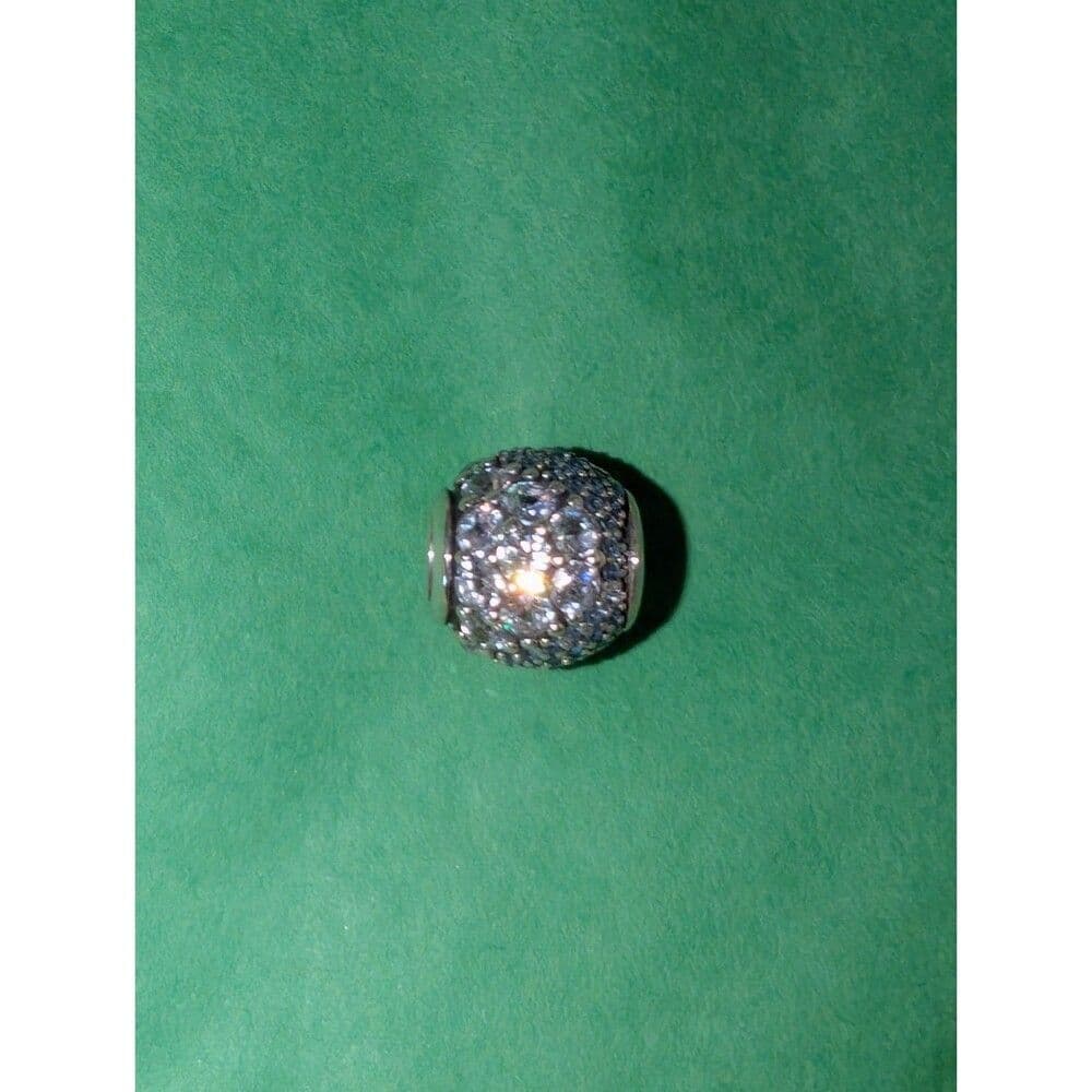 Authentic Pandora Enchanted Crystal Charm Blue Crystals S925 Silver NWOT RETIRED - Thumbnail 6