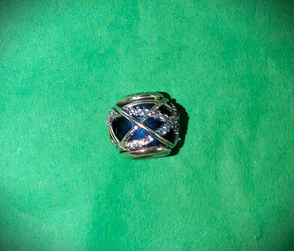 Authentic Pandora Blue Galaxy Celestial Charm S925 Silver 796361NCB NWOT Retired - Thumbnail 5