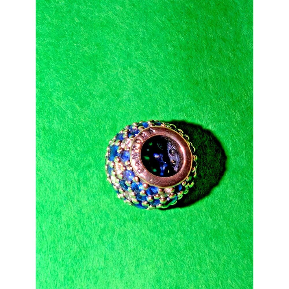 Pandora Sky Mosaic Pave Charm Mixed Blue Crystals S925 Silver NWOT Retired - Thumbnail 2