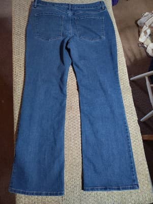 No Boundaries Jeans Womens 15 Blue Cotton Denim Bootcut Faded Stretch Workwear - Thumbnail 7