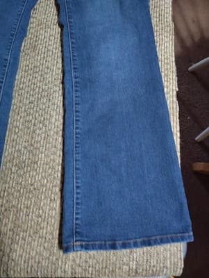 No Boundaries Jeans Womens 15 Blue Cotton Denim Bootcut Faded Stretch Workwear - Thumbnail 3