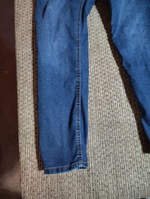 No Boundaries Jeans Womens 14 Blue Cotton Denim Bootcut Faded Stretch Workwear - Thumbnail 2