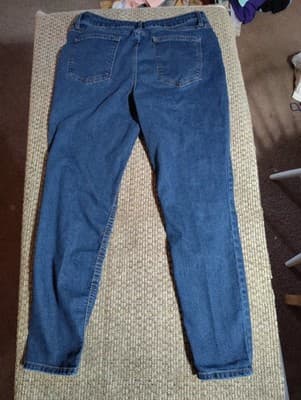 No Boundaries Jeans Womens 14 Blue Cotton Denim Bootcut Faded Stretch Workwear - Thumbnail 8