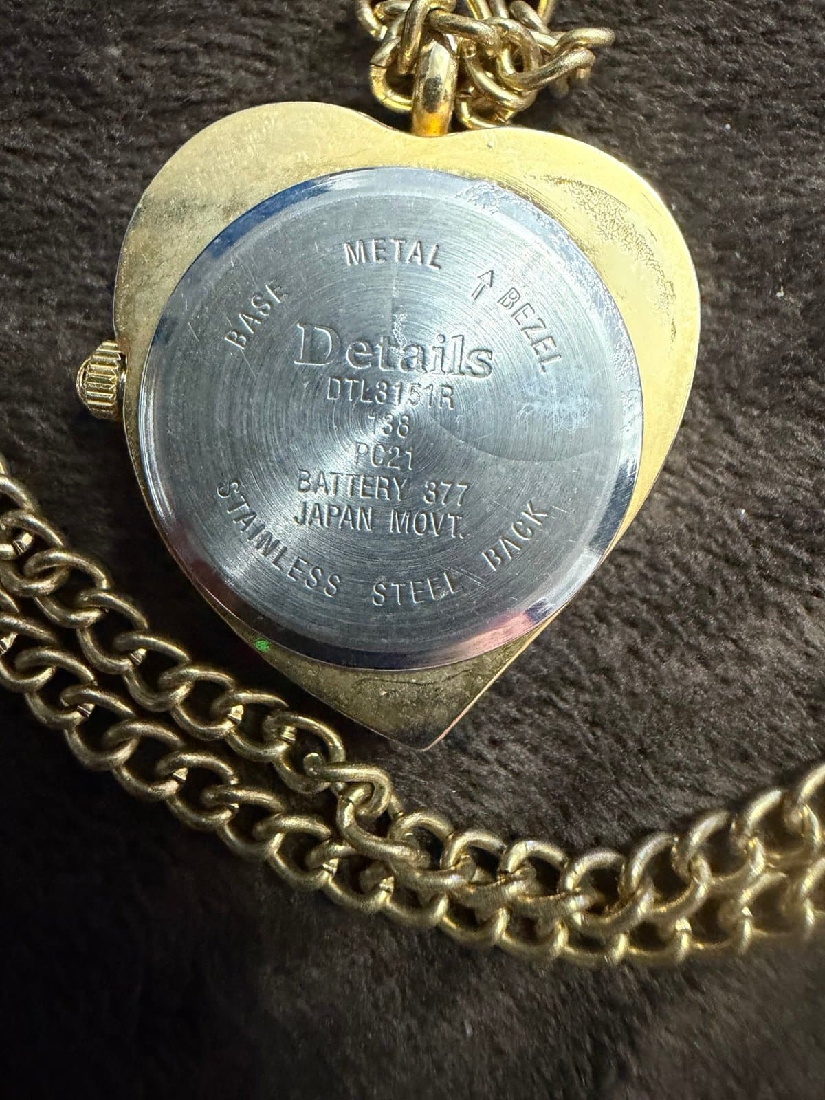 Heart watch necklace - Thumbnail 2
