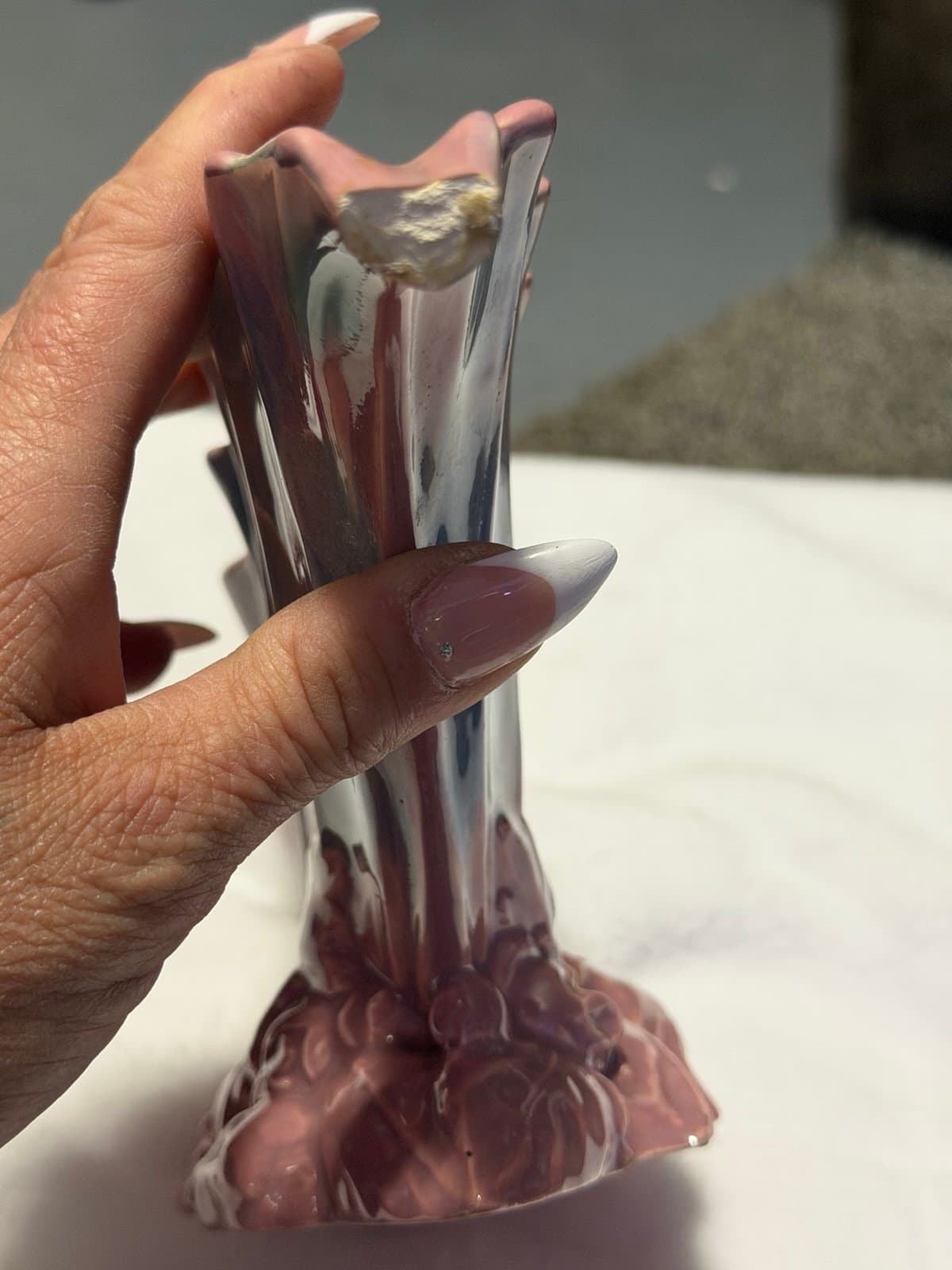 Vintage Royal Haeger Seashell vase - Thumbnail 8
