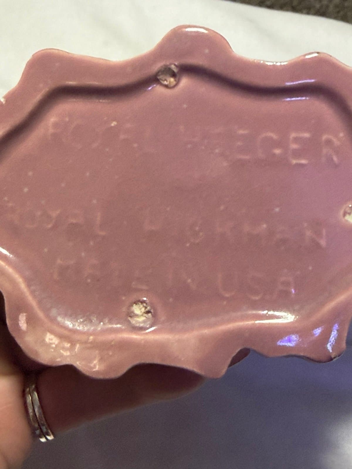 Vintage Royal Haeger Seashell vase - Thumbnail 4