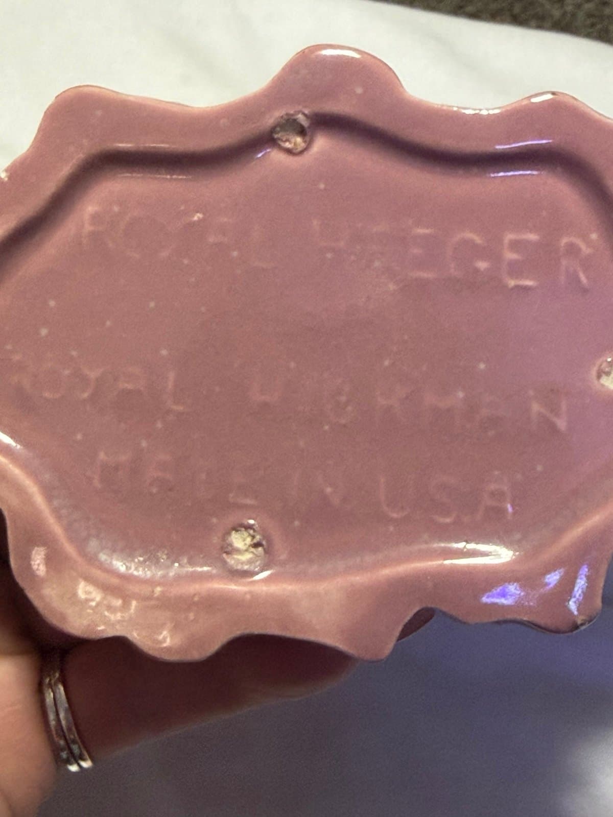 Vintage Royal Haeger Seashell vase - Thumbnail 5