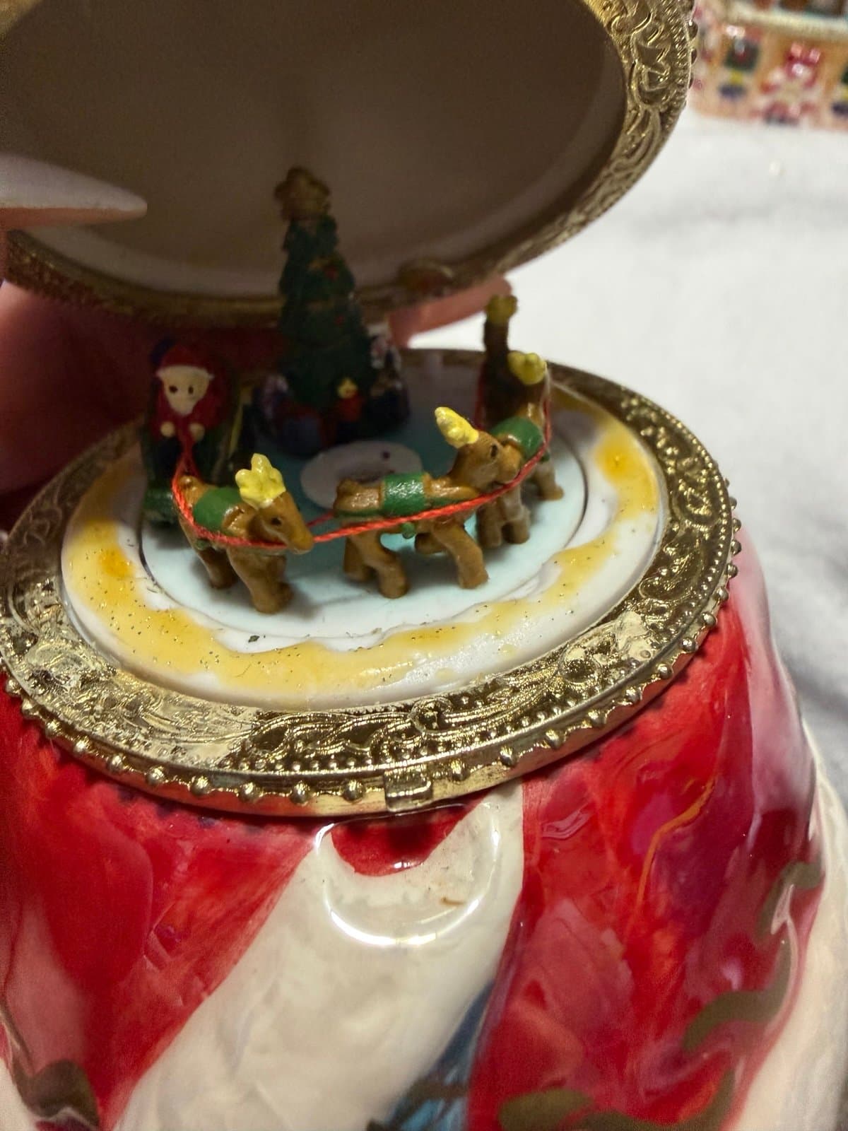 Set of 4 musical Christmas ornaments - Thumbnail 2