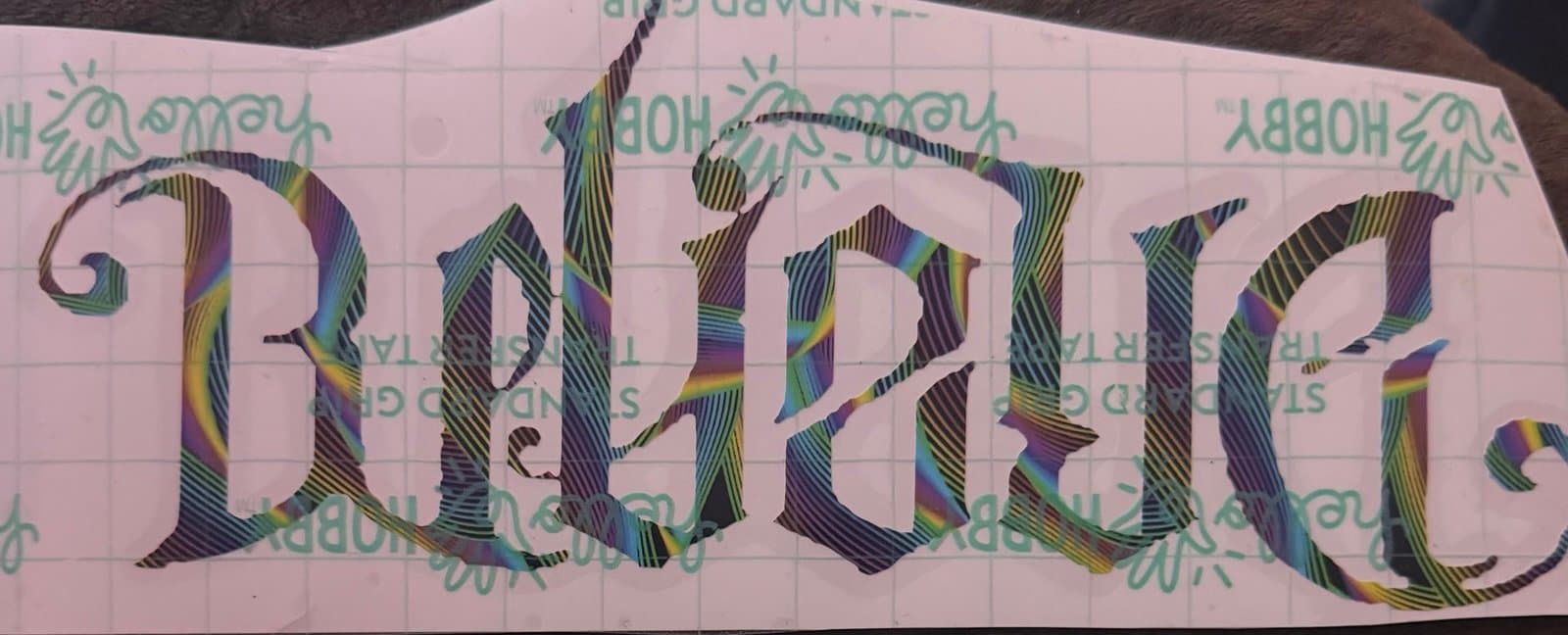 Upside down words DREAM BELIEVE - Thumbnail 2