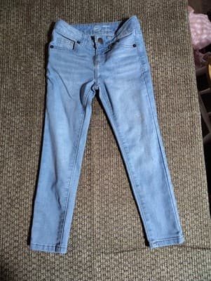 Wonder Nation Skinny Jeans Jean Light Wash Blue Jeans Denim 6 Girls
