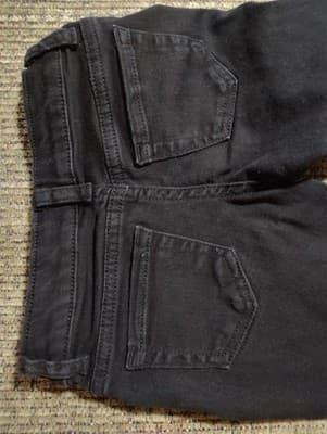 Cat & Jack Sz5 Black stretchy skinny jeans with elastic Adjustable waistband - Thumbnail 9