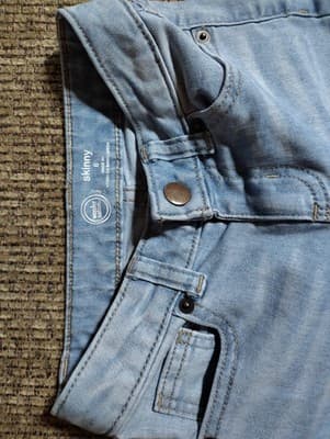 Wonder Nation Skinny Jeans Jean Light Wash Blue Jeans Denim 6 Girls - Thumbnail 4