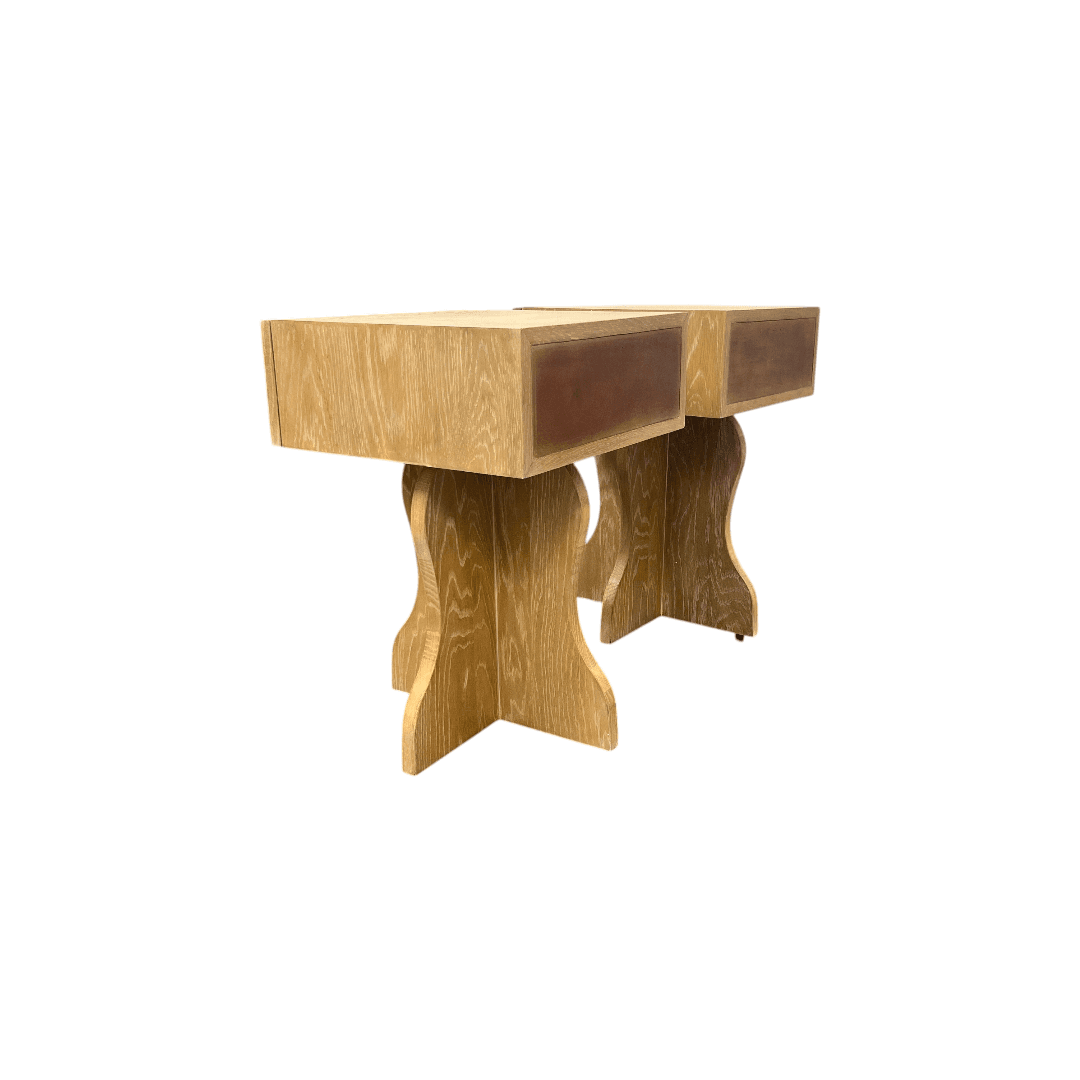 Lulu and Georgia Hourglass Nightstand Set of 2 - Thumbnail 8