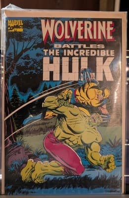 Wolverine Battles The Incredible Hulk #1 (Marvel Comics 1989) - Thumbnail 2