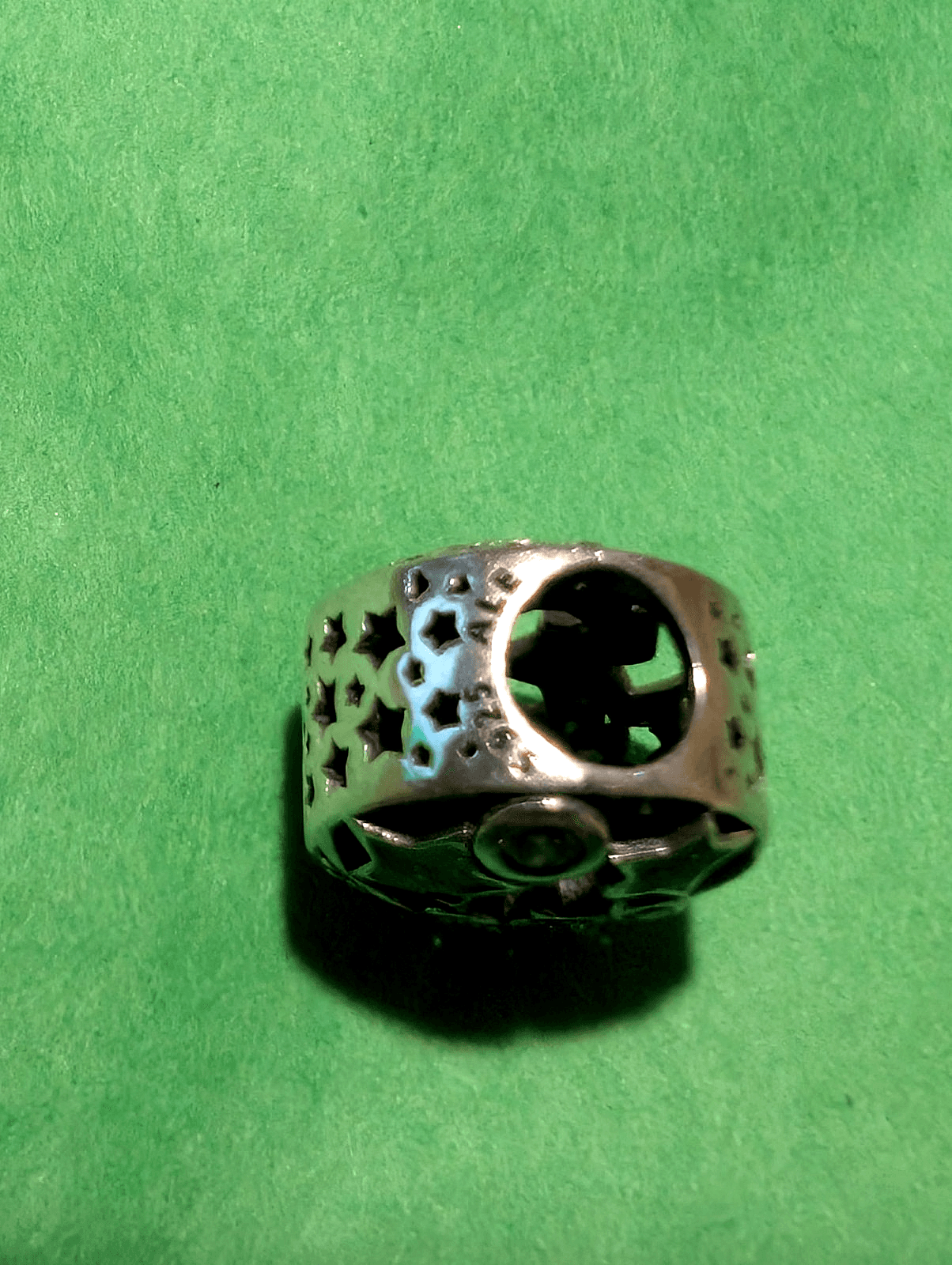 Authentic Pandora Sparkling Night Sky Charm S925 Sterling Silver Retired Moon - Thumbnail 5