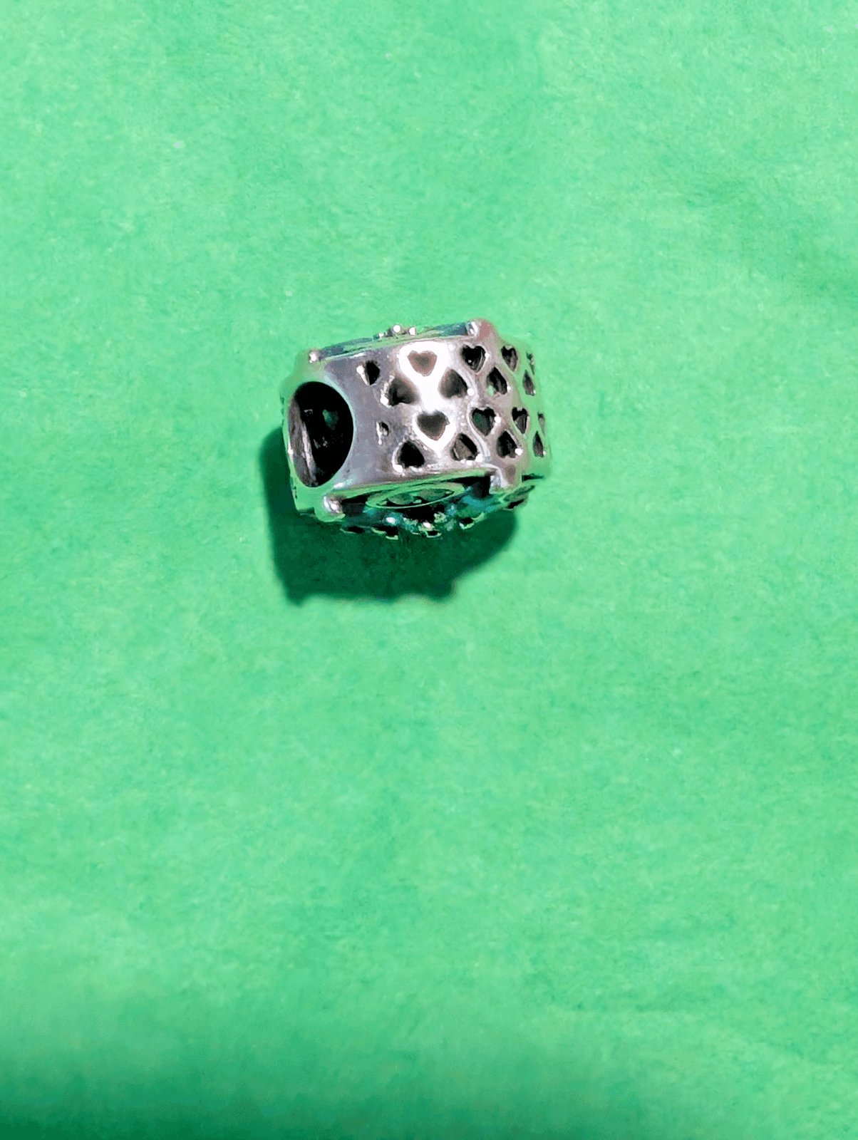 Authentic Pandora Patterns of Frost Charm Blue Crystal S925 Sterling Silver - Thumbnail 2