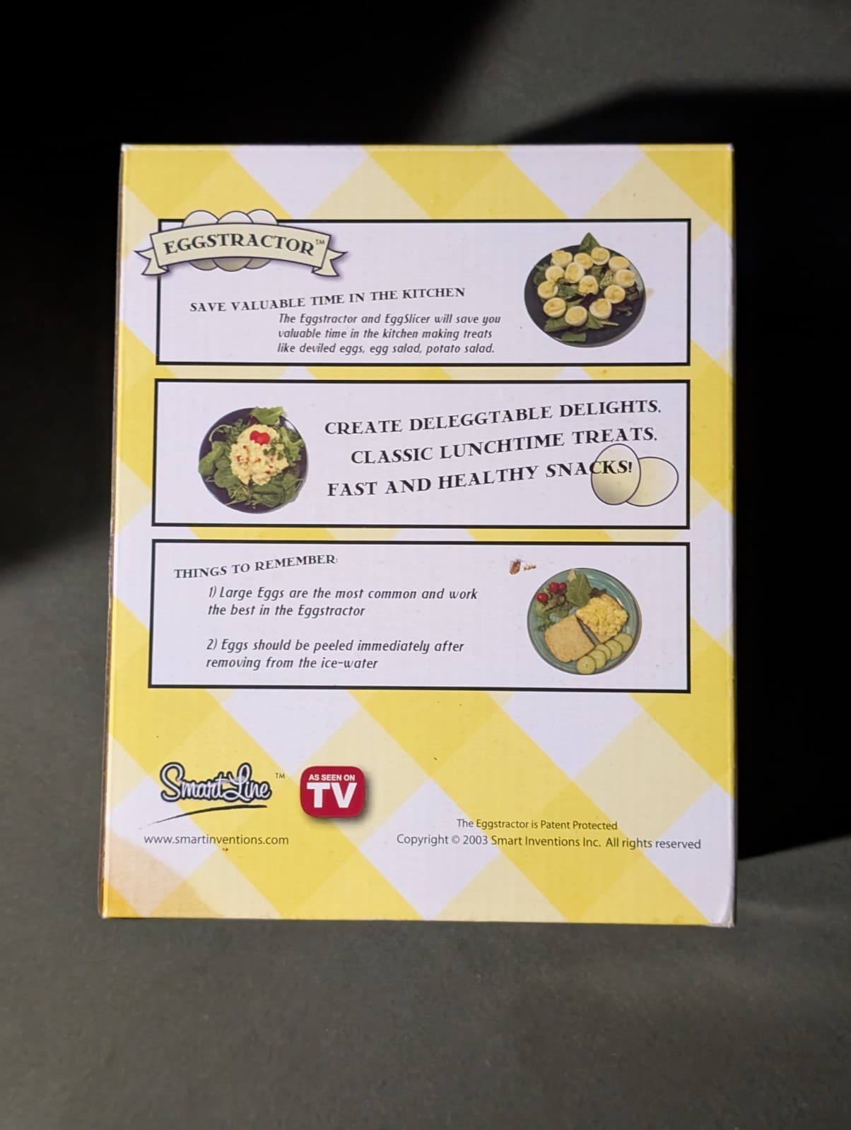 Eggstractor As Seen On TV Hard Boiled Egg Peeler Complete In Box Kitchen Gadget - Thumbnail 2