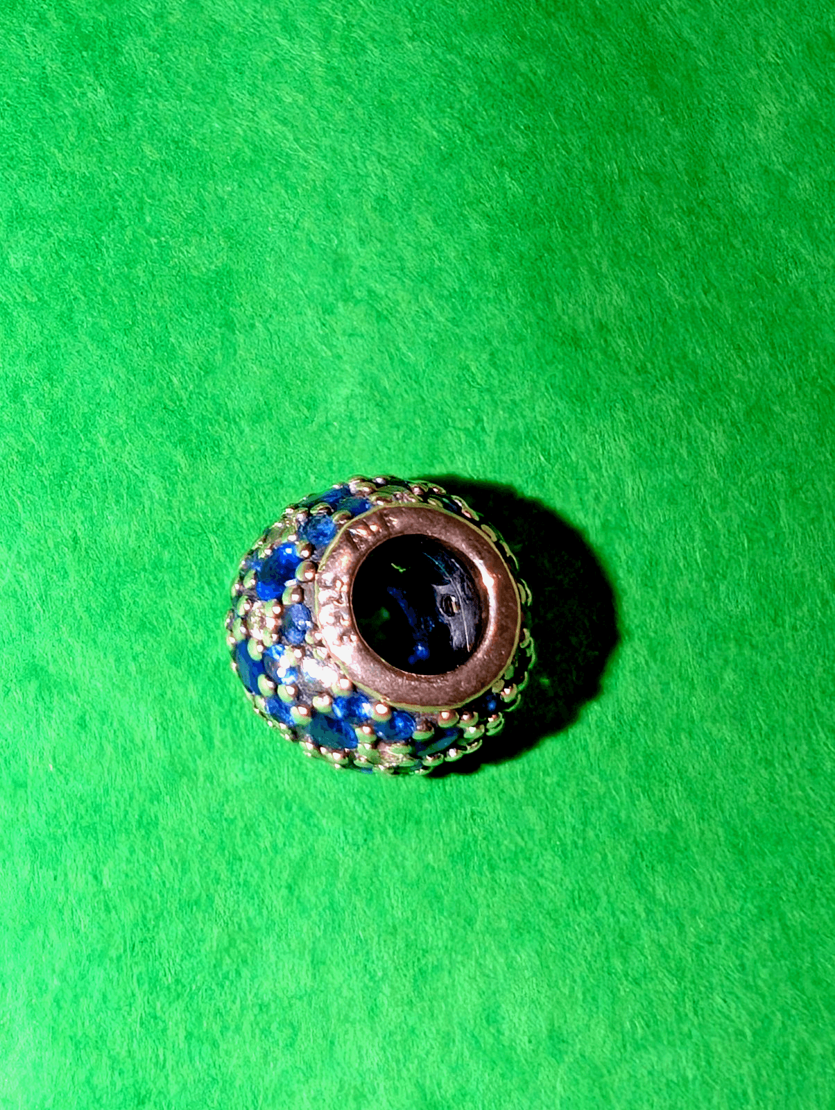 Pandora Sky Mosaic Pave Charm Mixed Blue Crystals S925 Silver NWOT Retired - Thumbnail 4