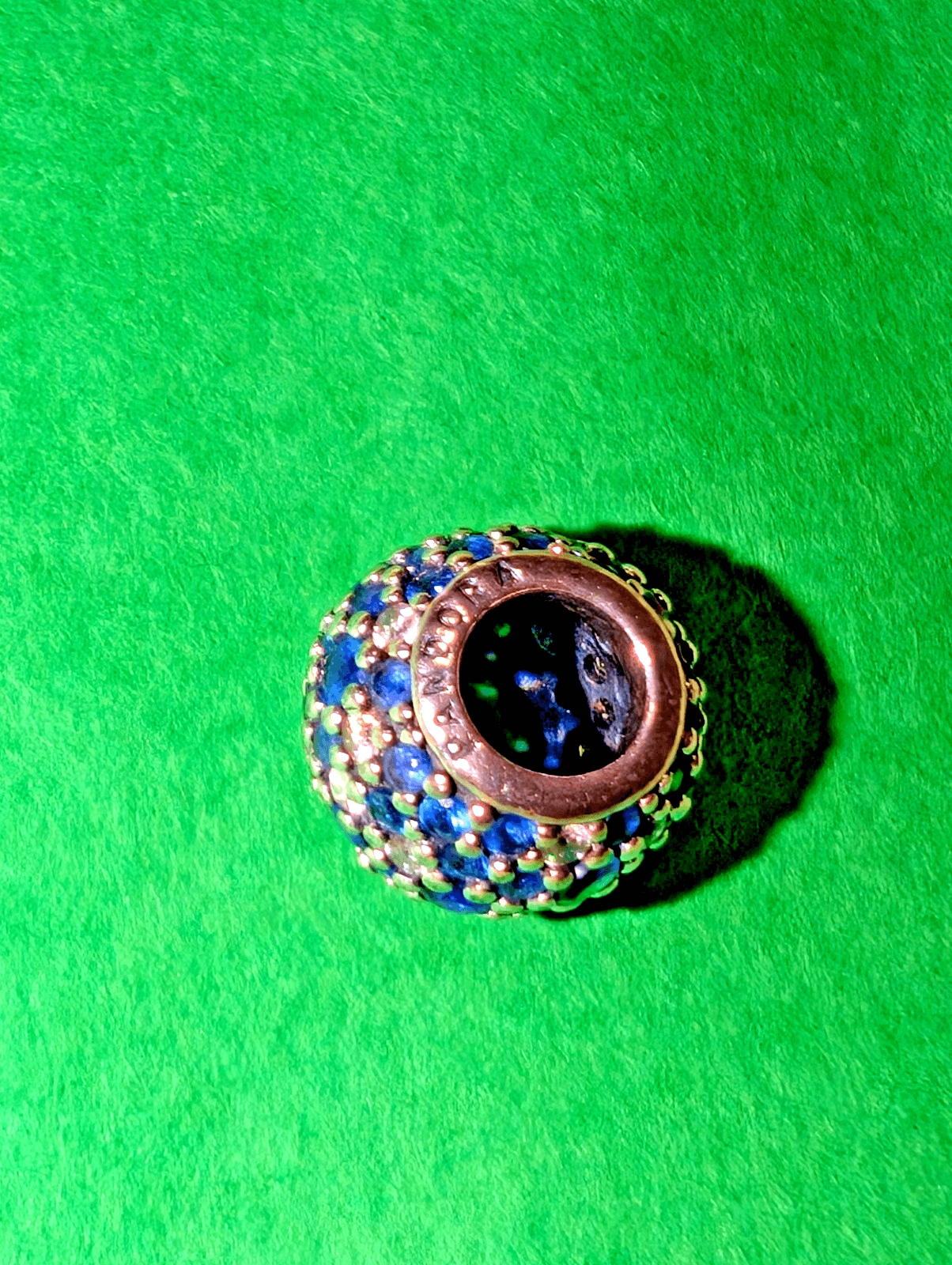 Pandora Sky Mosaic Pave Charm Mixed Blue Crystals S925 Silver NWOT Retired - Thumbnail 3