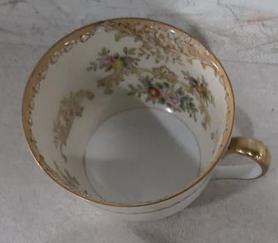 Antique 1918 Noritake M Morimura Floral Gold Trim Coffee Tea Cup Replacement